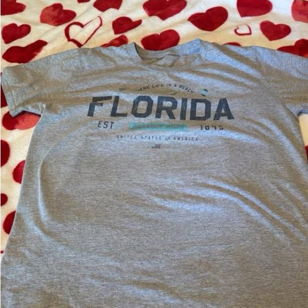 Gray Florida Graphic T-Shirt